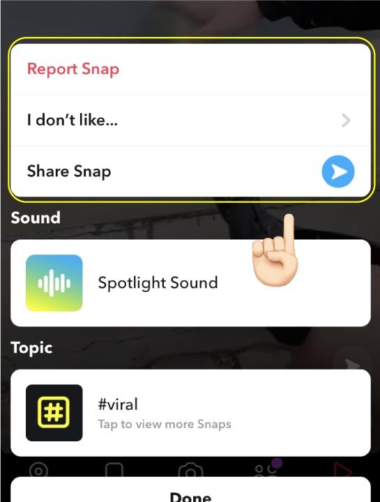 How-to-report-snap-from-spotlight